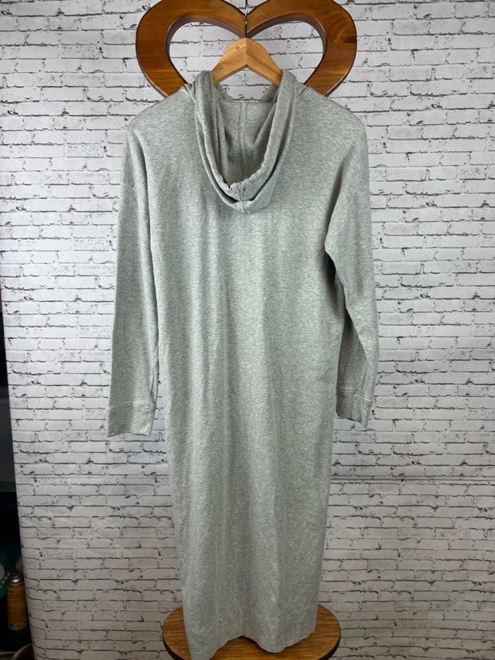 Haven Well Within | Gray Long Sleeve Hoodie Dress size M - Picture 2 of 3
